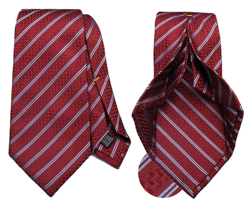 Blue Stripe on Red